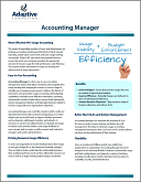 Accounting Manager Data Sheet
